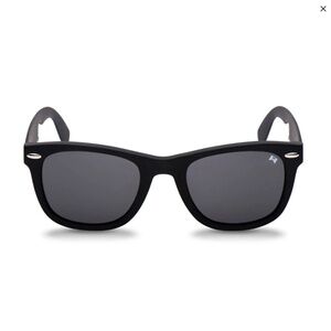 William Painter Polarized Tatanium The Hook Sunglasses in Black